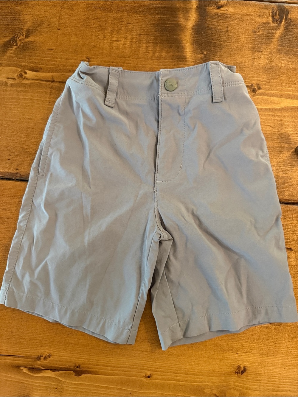 Under Armour Light Gray Kids' Athletic Shorts